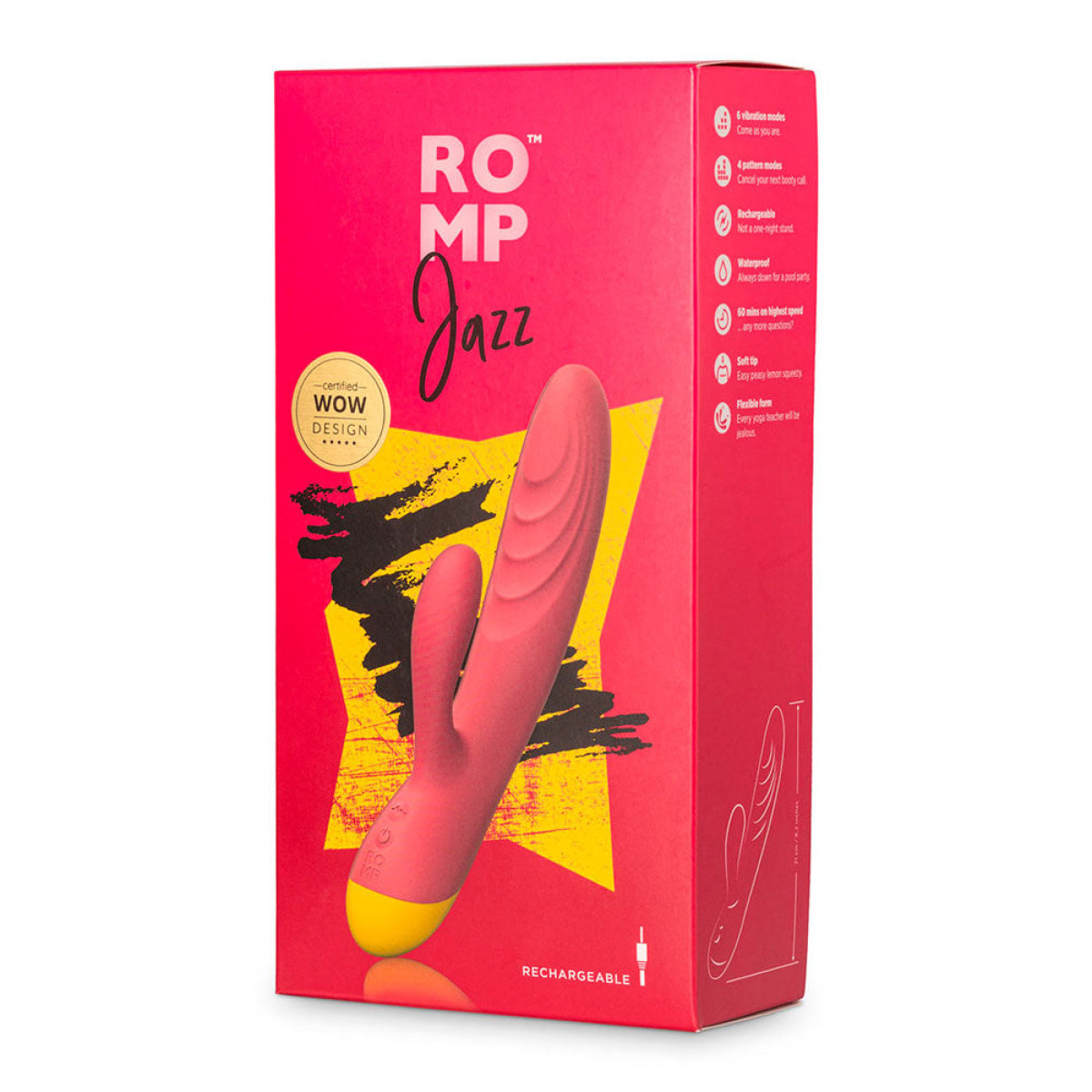 ROMP® Jazz – Vibrador Rabbit ROMP® Jazz – Vibrador Rabbit