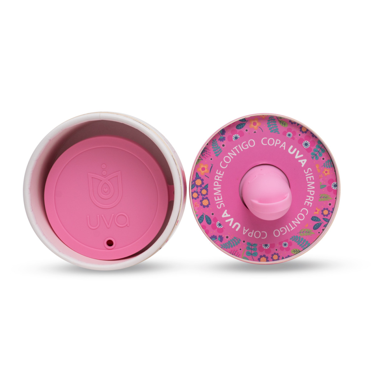 Copa Menstrual UVA 2 Talla 0 Rosada Copa Menstrual UVA 2 Talla 0 Rosada