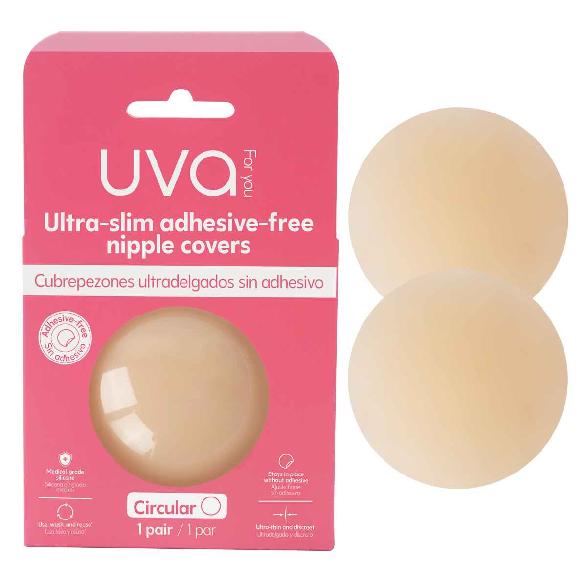 Cubrepezones sin Adhesivo UVA Cubrepezones sin Adhesivo UVA
