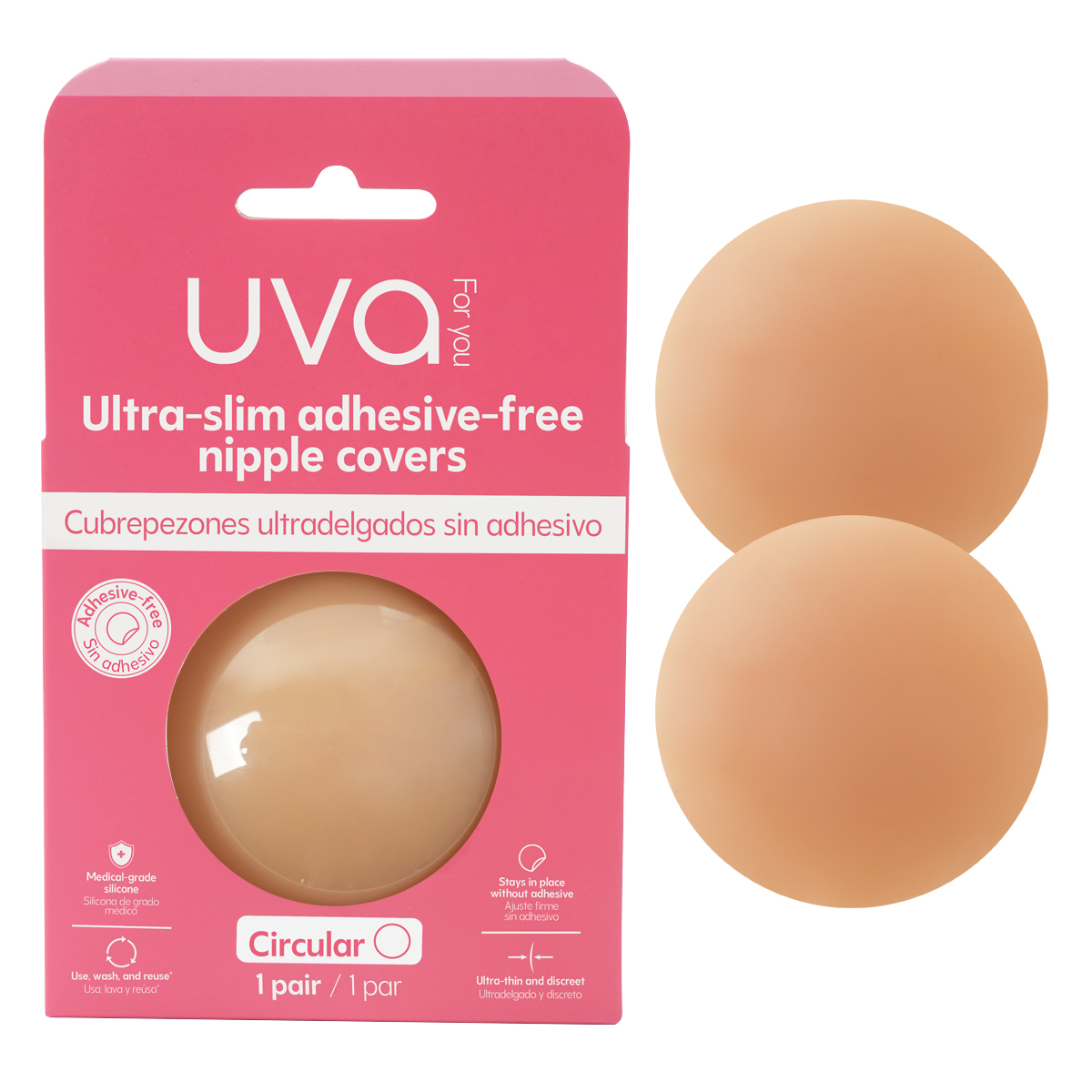 Cubrepezones sin Adhesivo UVA Cubrepezones sin Adhesivo UVA
