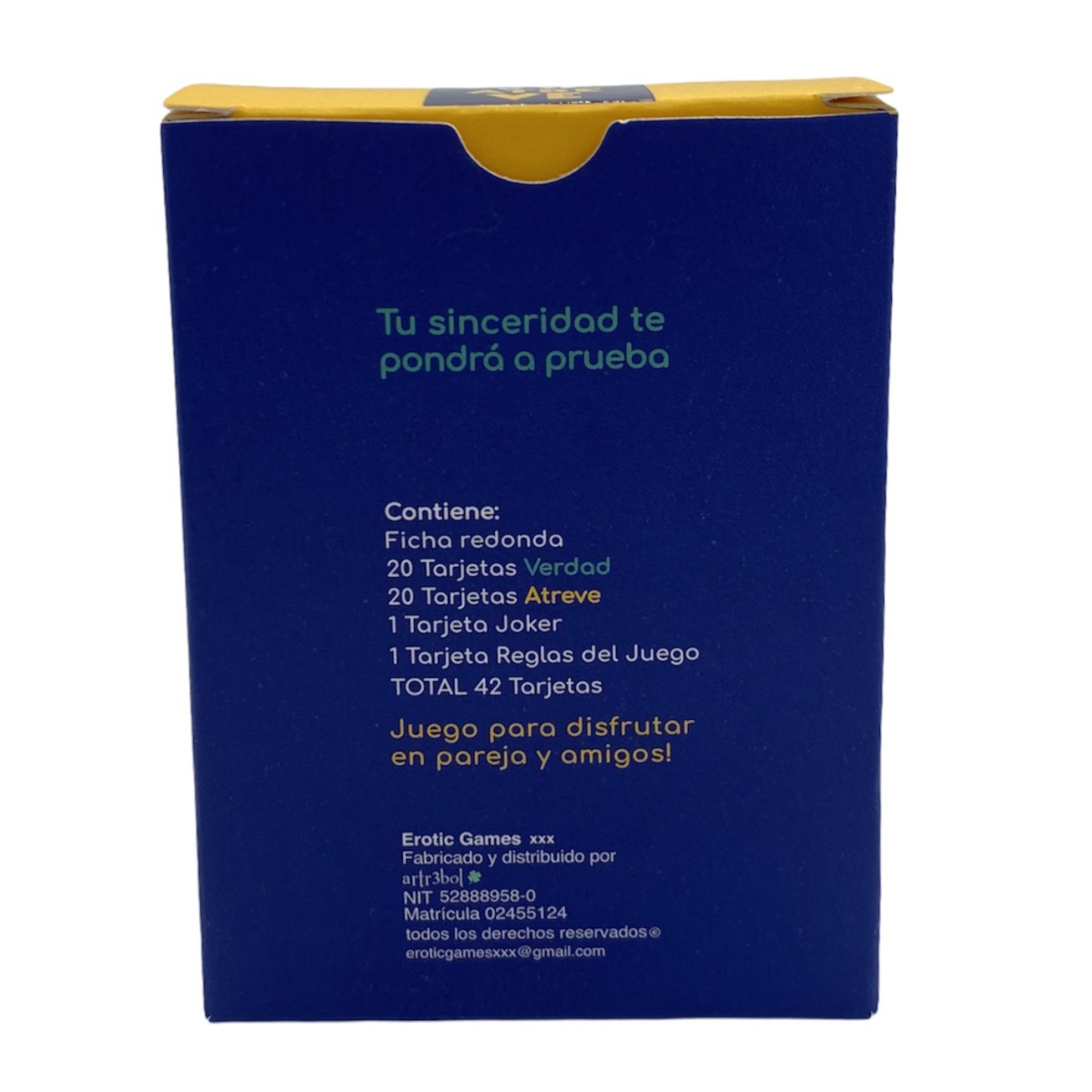 Juego de Cartas Eróticas Verdad o Se Atreve Juego de Cartas Eróticas Verdad o Se Atreve