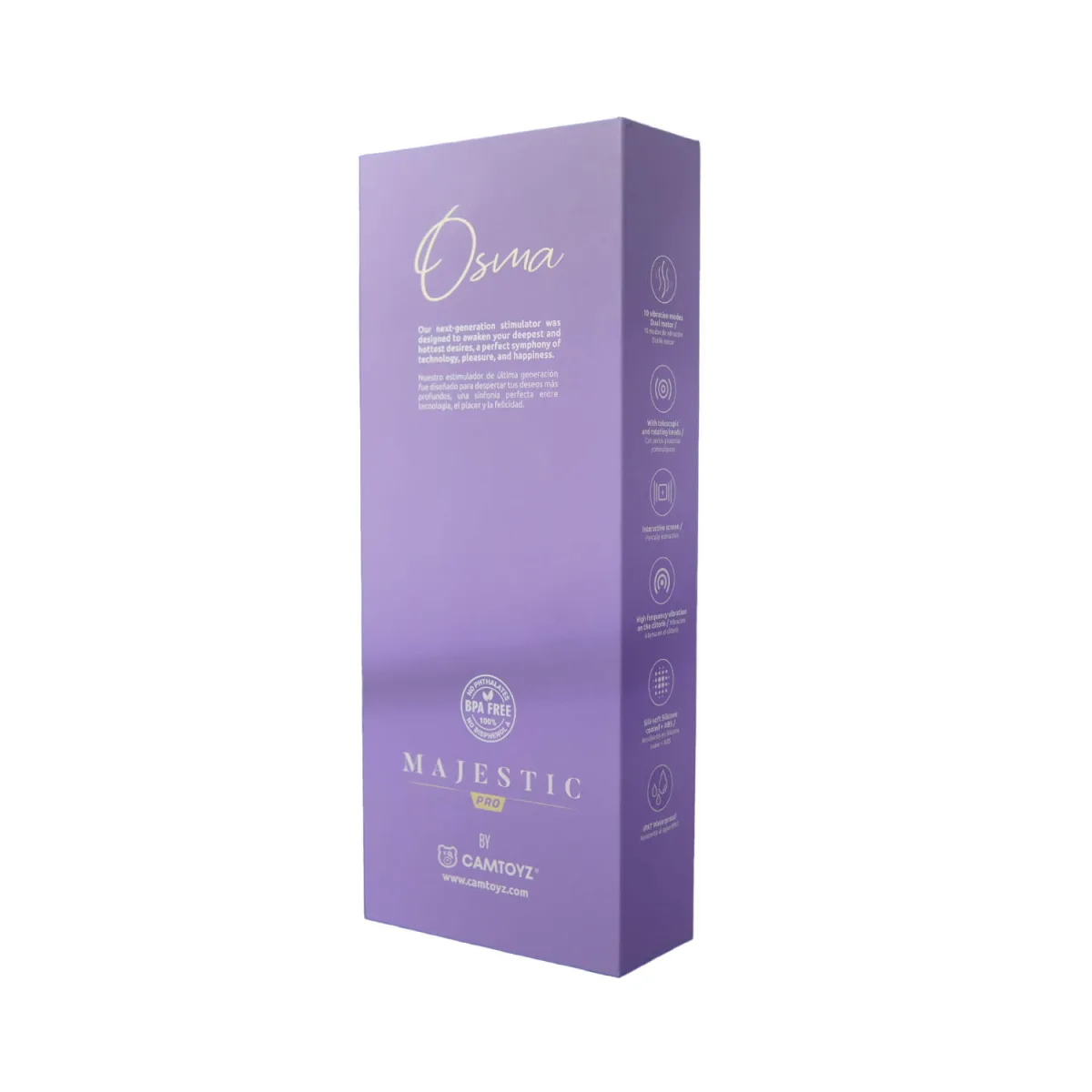 Vibrador Osma con Carga USB-C Camtoyz Vibrador Osma con Carga USB-C Camtoyz