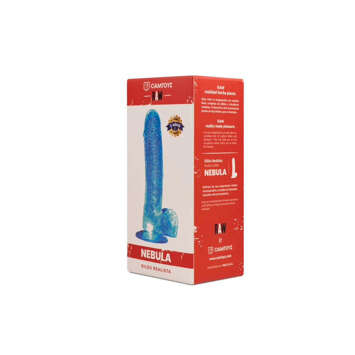 Dildo Realista Nebula Transparente 18.5 cm Camtoyz Dildo Realista Nebula Transparente 18.5 cm Camtoyz