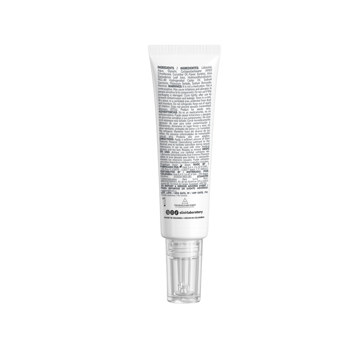 Pague 2 lleve 3 Elixir Anesty 30ml Lubricante íntimo Anal Desensibilizante Pague 2 lleve 3 Elixir Anesty 30ml Lubricante íntimo Anal Desensibilizante