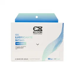 Gel Lubricante Íntimo Natural Elixir - Tamaño: Sachet caja X50