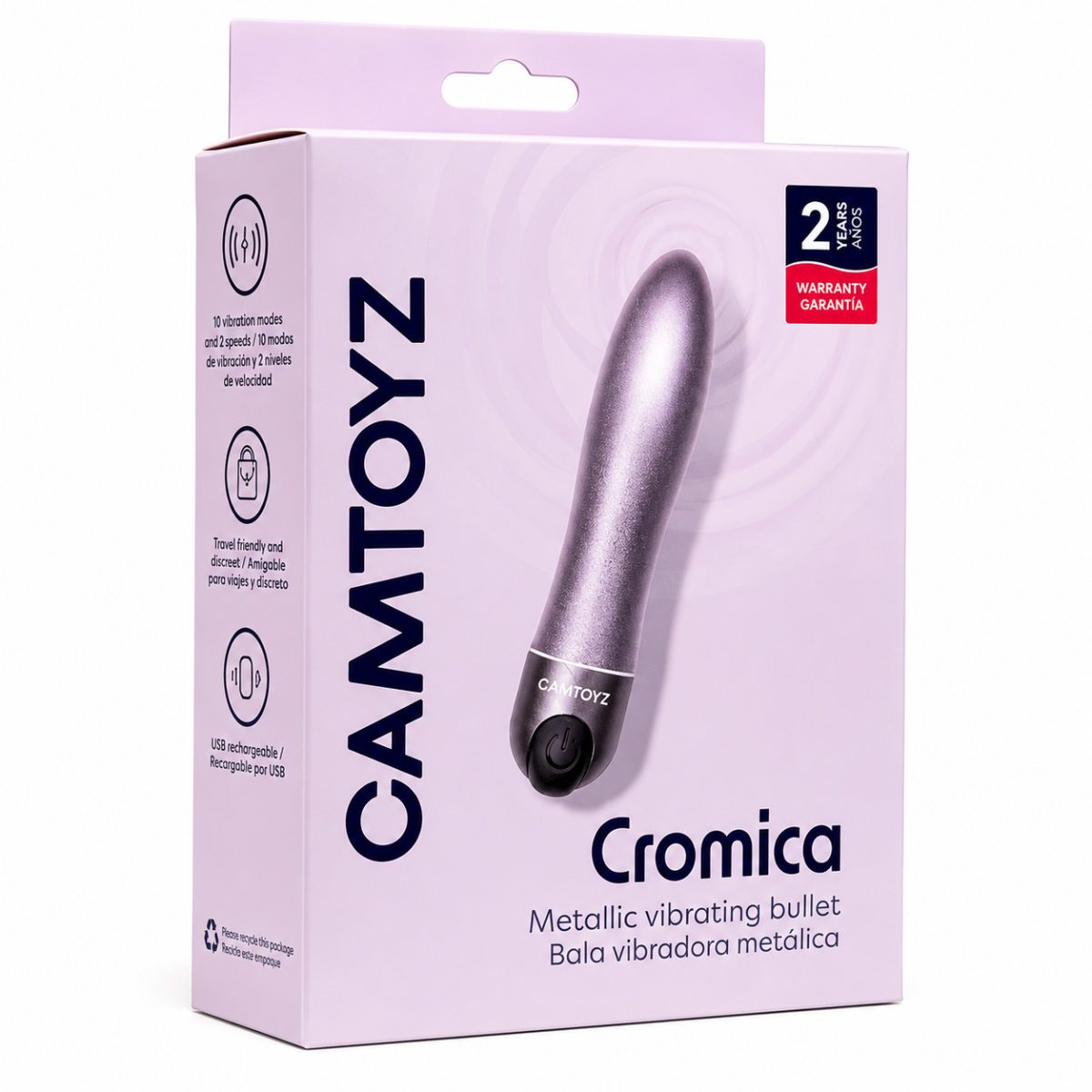 Cromica Bala vibradora metálica Camtoyz Cromica Bala vibradora metálica Camtoyz