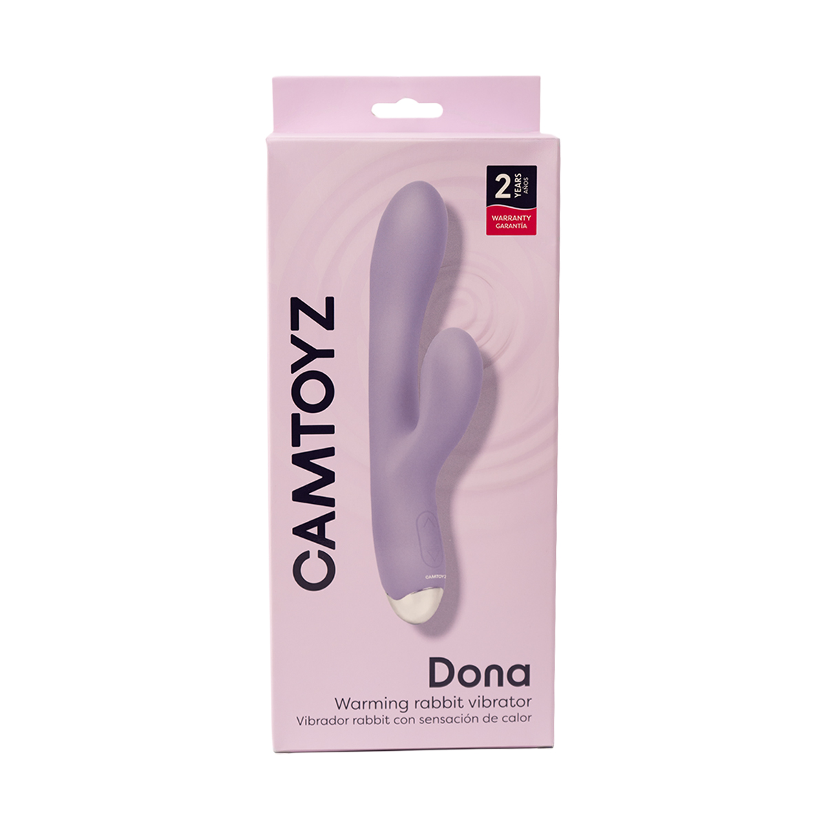 Vibrador Rabbit con sensación de calor Dona Camtoyz Vibrador Rabbit con sensación de calor Dona Camtoyz