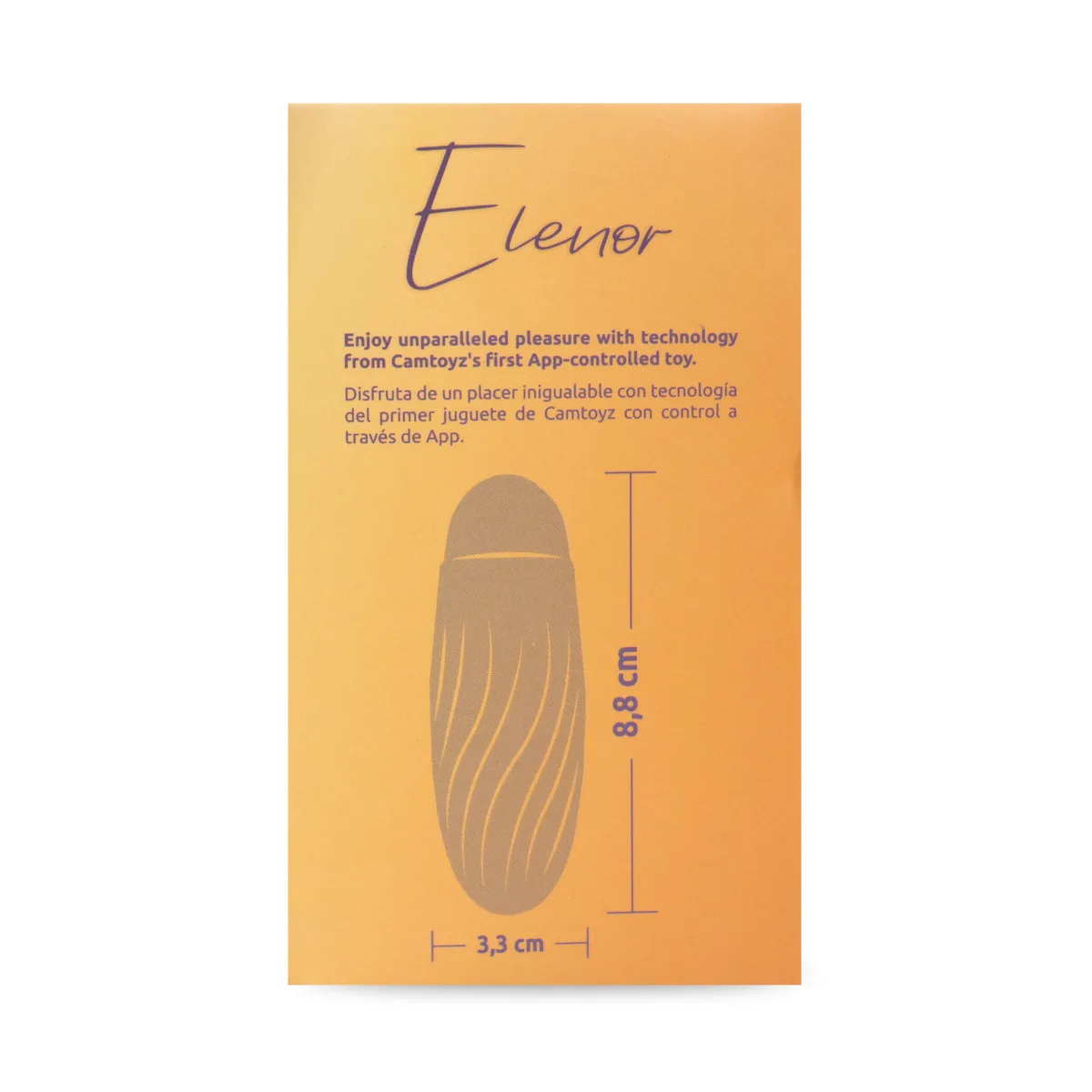 Elenor Huevo vibrador con App Camtoyz Elenor Huevo vibrador con App Camtoyz