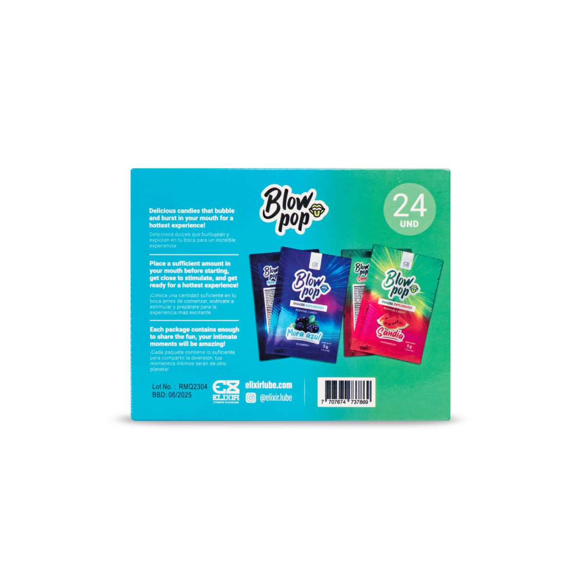 Blow Pop Elixir Caja x 24 Unidades Blow Pop Elixir Caja x 24 Unidades