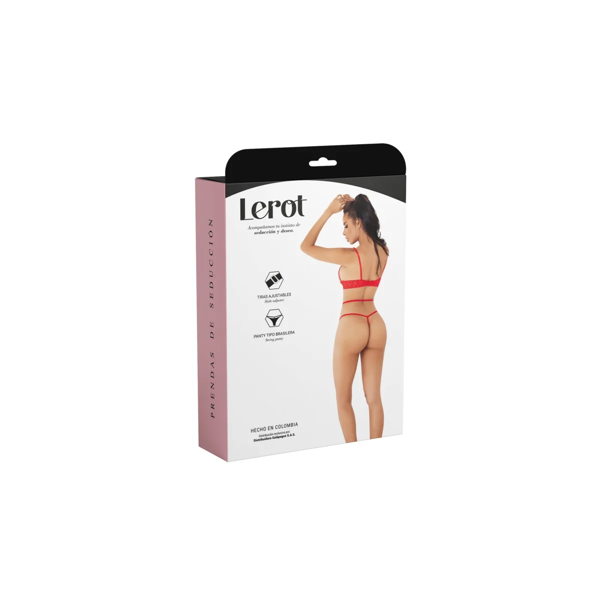 Conjunto Lenceria Brisa Lerot Rojo Conjunto Lenceria Brisa Lerot Rojo