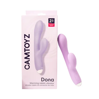 Vibrador Rabbit con sensación de calor Dona Camtoyz