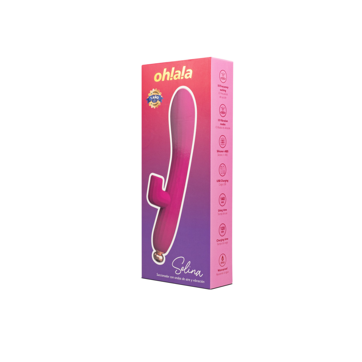 Vibrador Doble Selina Camtoyz Vibrador Doble Selina Camtoyz