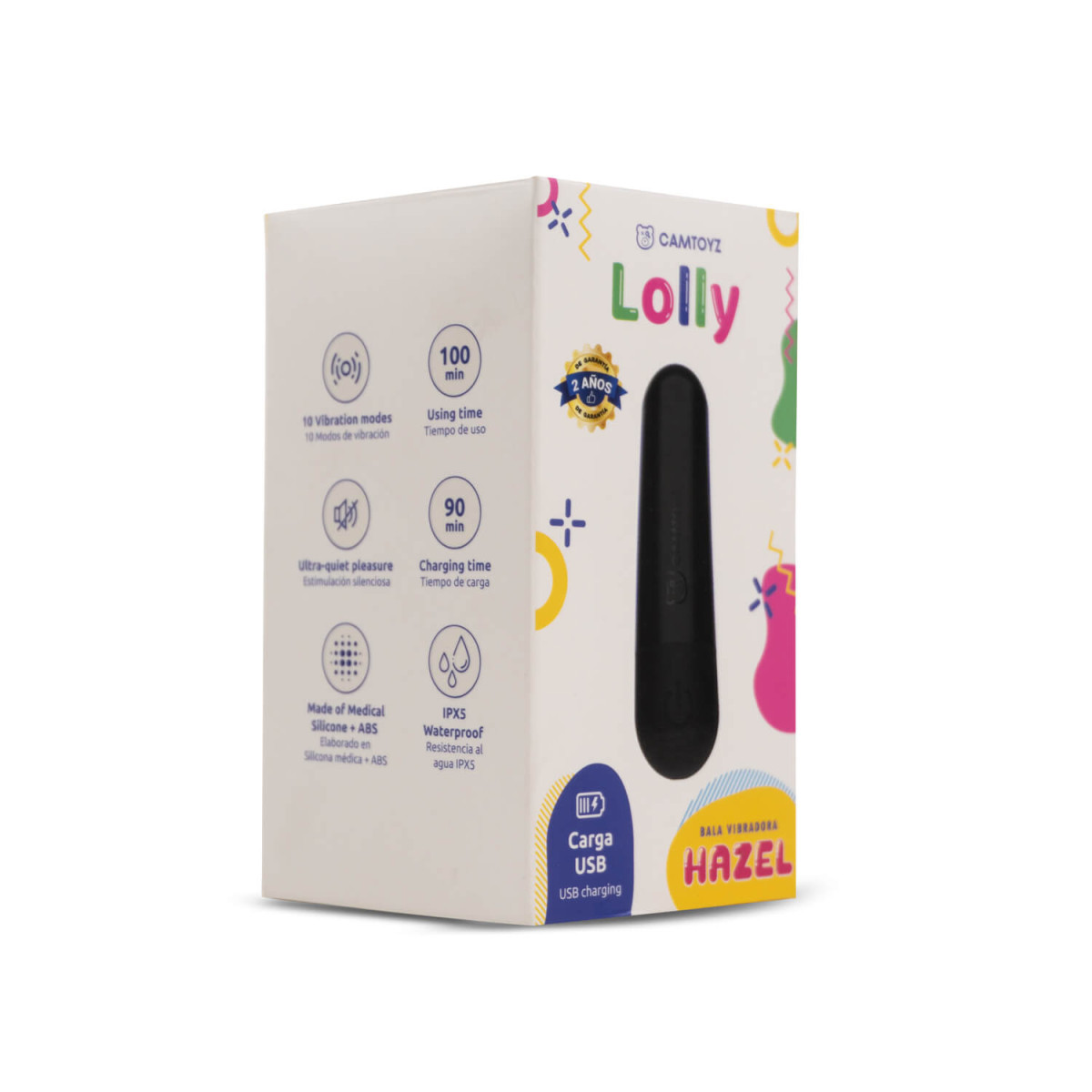 Bala Vibradora Recargable Hazel Camtoyz Bala Vibradora Recargable Hazel Camtoyz