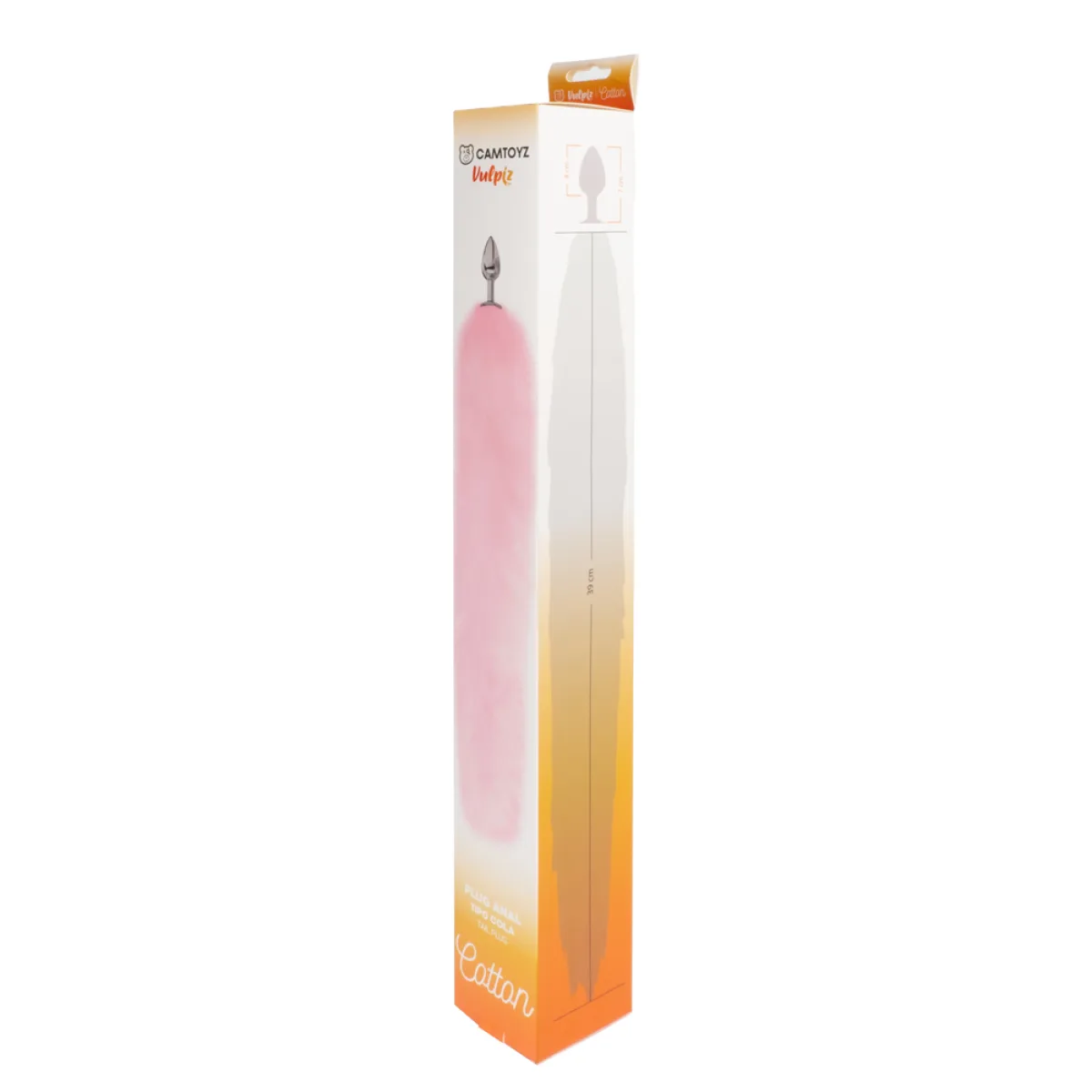 Plug Anal con Cola Cotton Camtoyz Plug Anal con Cola Cotton Camtoyz