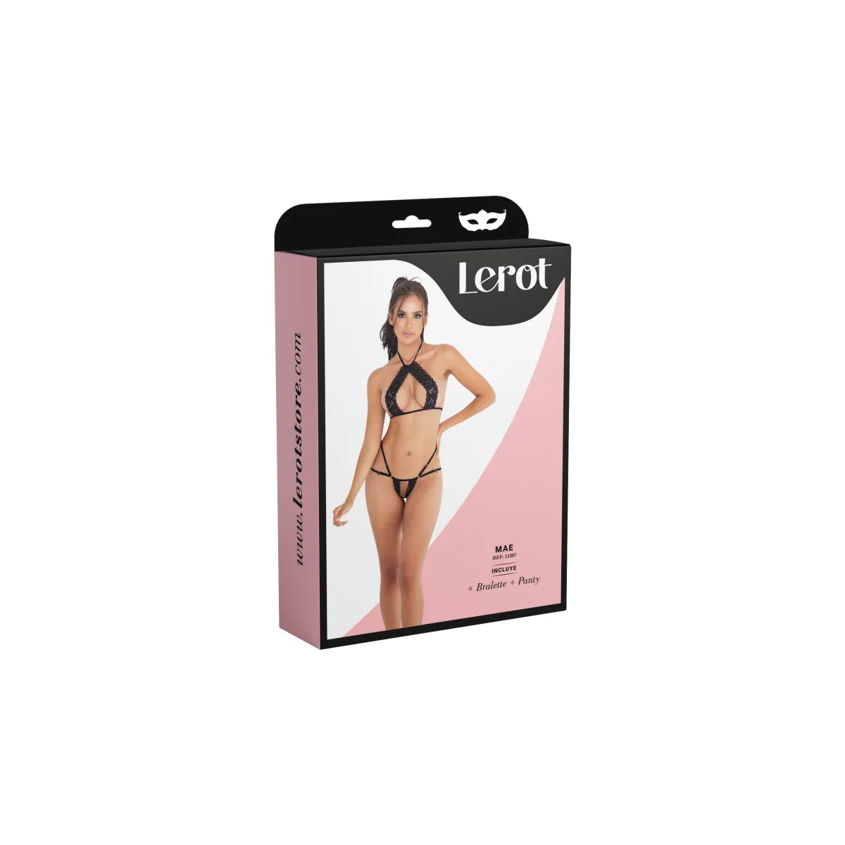 Conjunto Lenceria Mae Lerot Negro Conjunto Lenceria Mae Lerot Negro