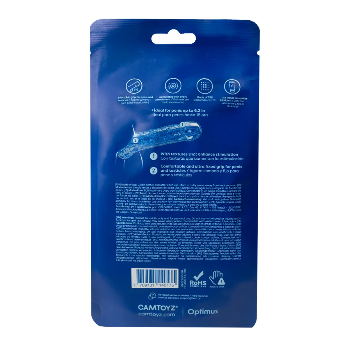 Tunder Funda para el pene Camtoyz Tunder Funda para el pene Camtoyz