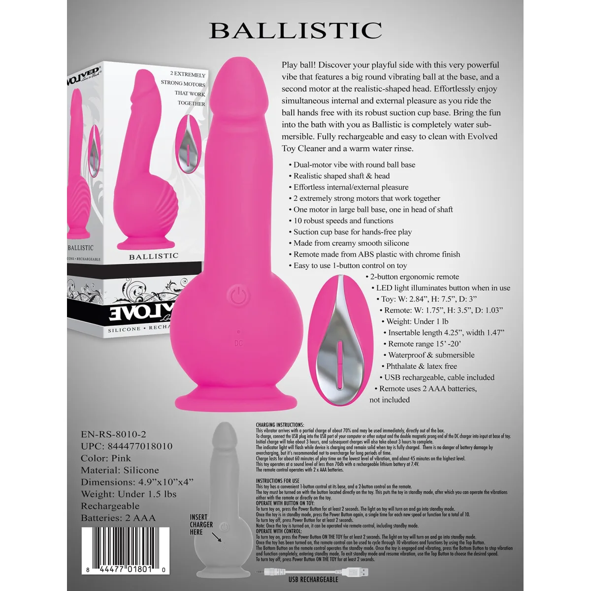 Vibrador Balístico Evolved Vibrador Balístico Evolved