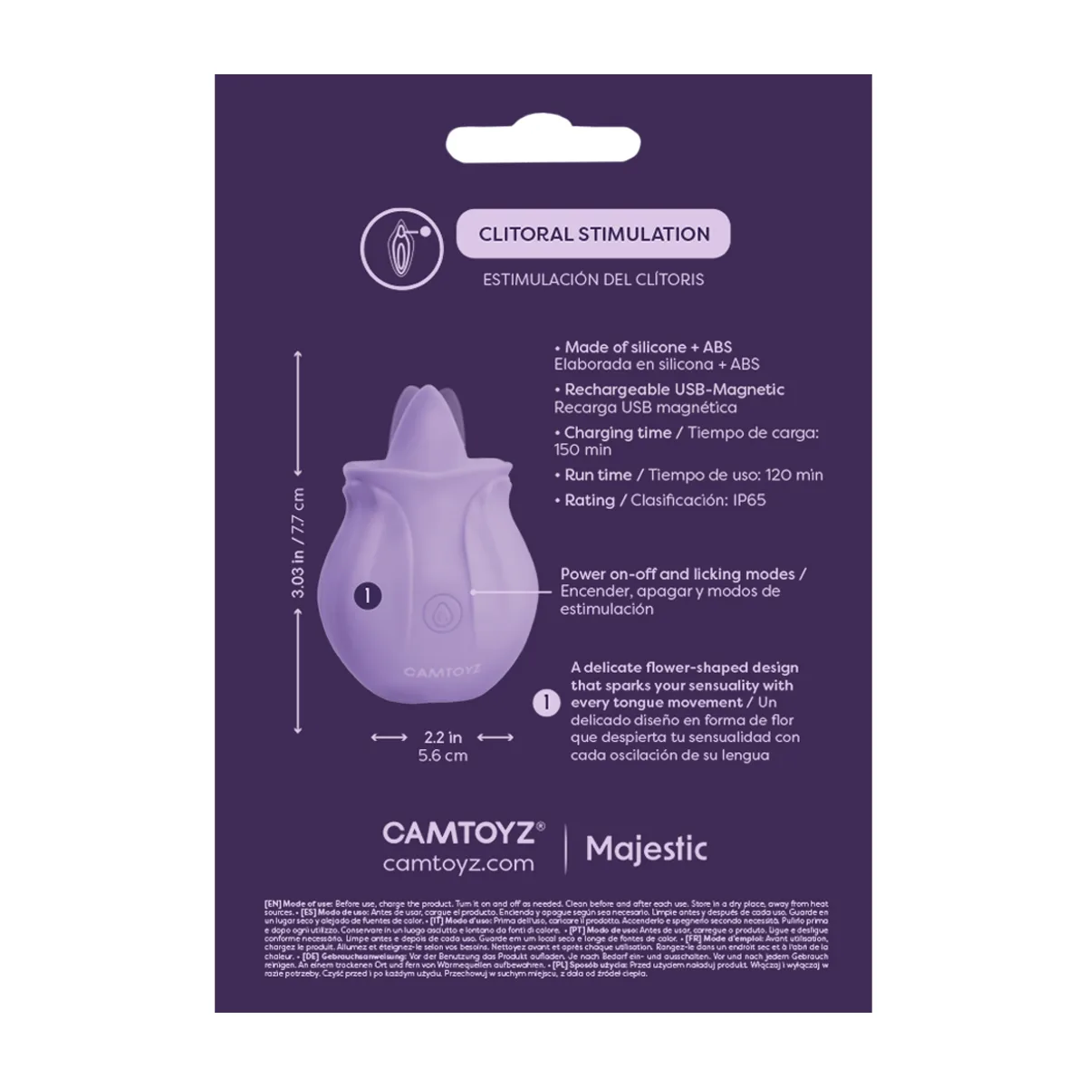 Vibrador con Lengua Juna Camtoyz Vibrador con Lengua Juna Camtoyz