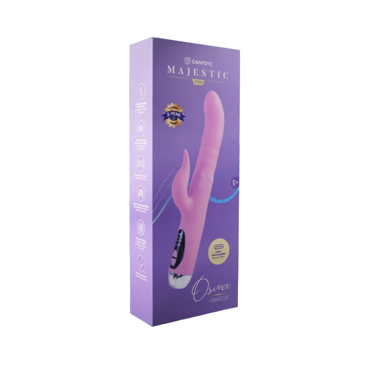 Vibrador Osma con Carga USB-C Camtoyz Vibrador Osma con Carga USB-C Camtoyz
