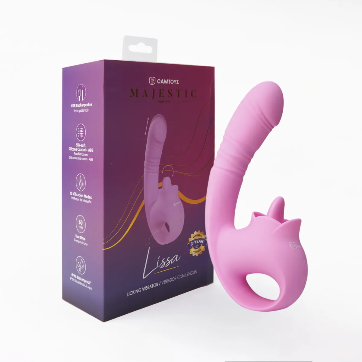 Estimulador con Lengua Lissa Camtoyz Estimulador con Lengua Lissa Camtoyz
