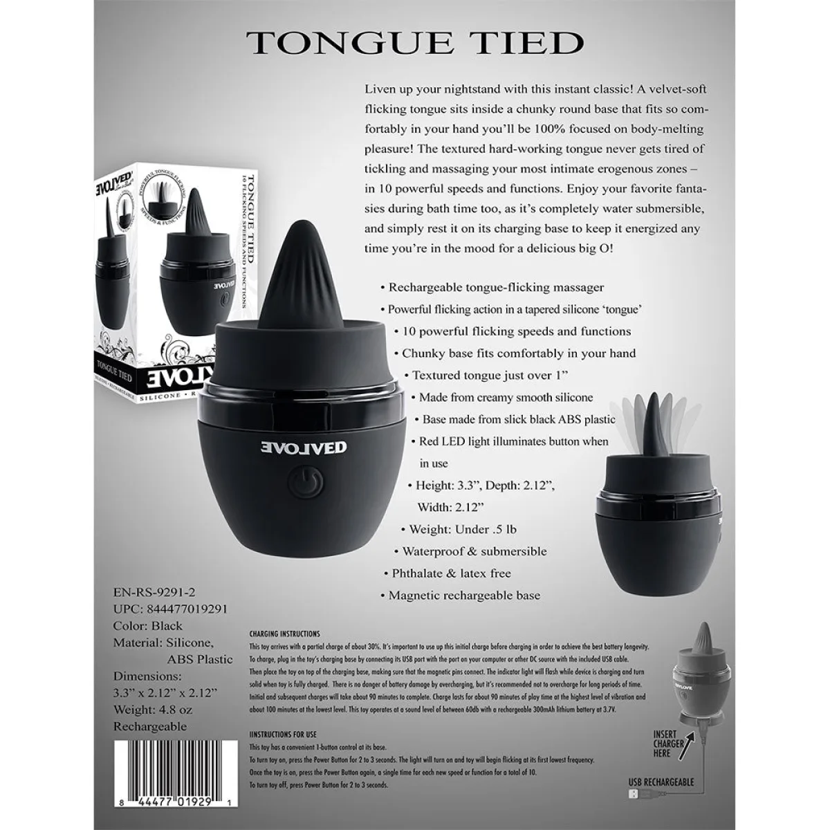 Vibrador Lengua Atada Evolved Vibrador Lengua Atada Evolved