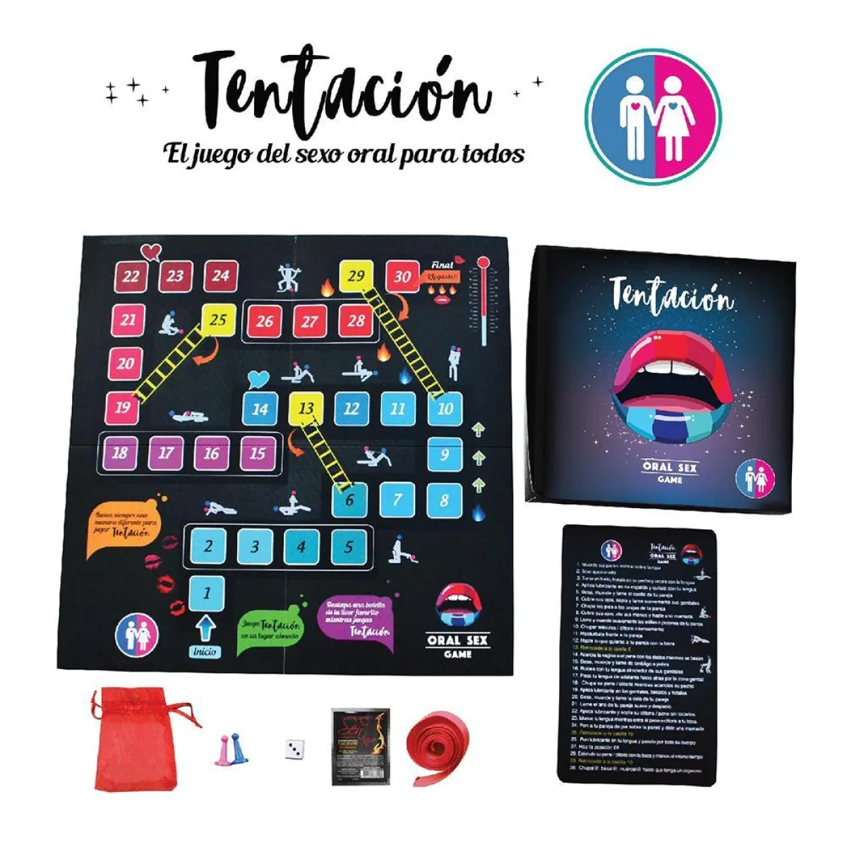 Juego Erótico Tentación – Oral Sex Games - Tipo: Hetero Juego Erótico Tentación – Oral Sex Games - Tipo: Hetero