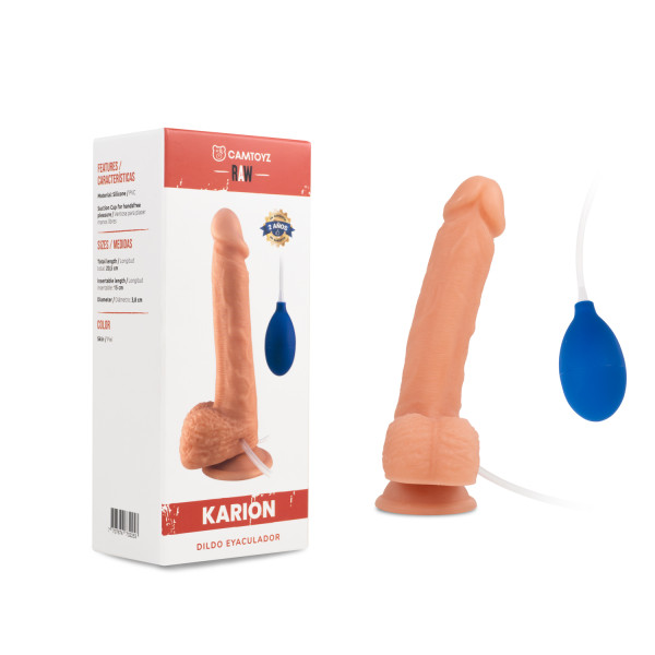Dildo Realista Eyaculador Karion 215 cm Camtoyz