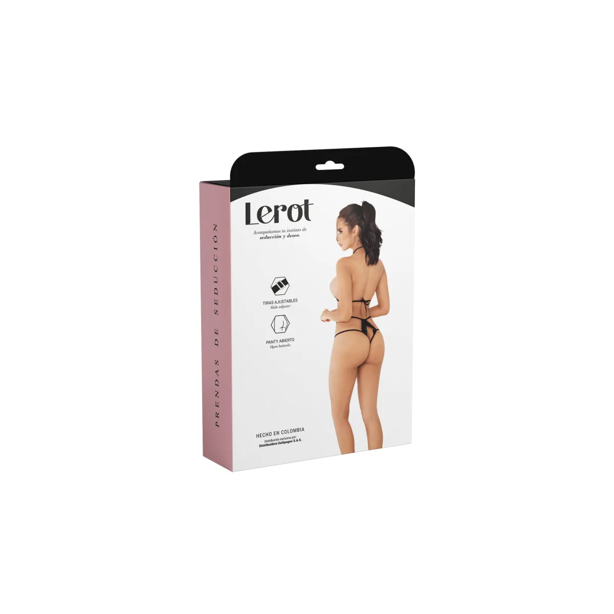 Conjunto Lenceria Mae Lerot Negro Conjunto Lenceria Mae Lerot Negro