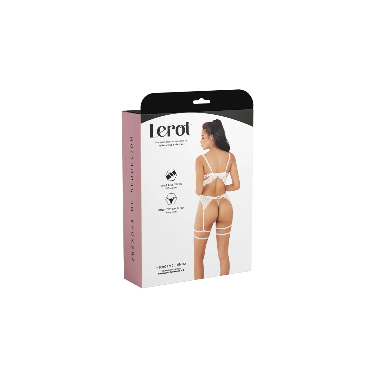 Conjunto Lencería Bella Lerot Marfil Conjunto Lencería Bella Lerot Marfil