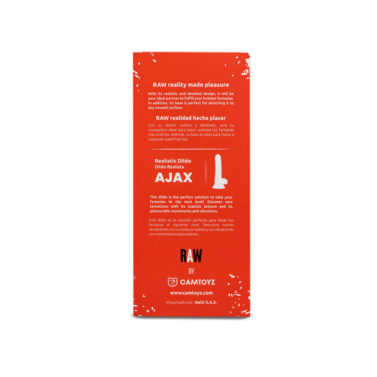 Dildo realista Ajax Camtoyz 19cm Dildo realista Ajax Camtoyz 19cm