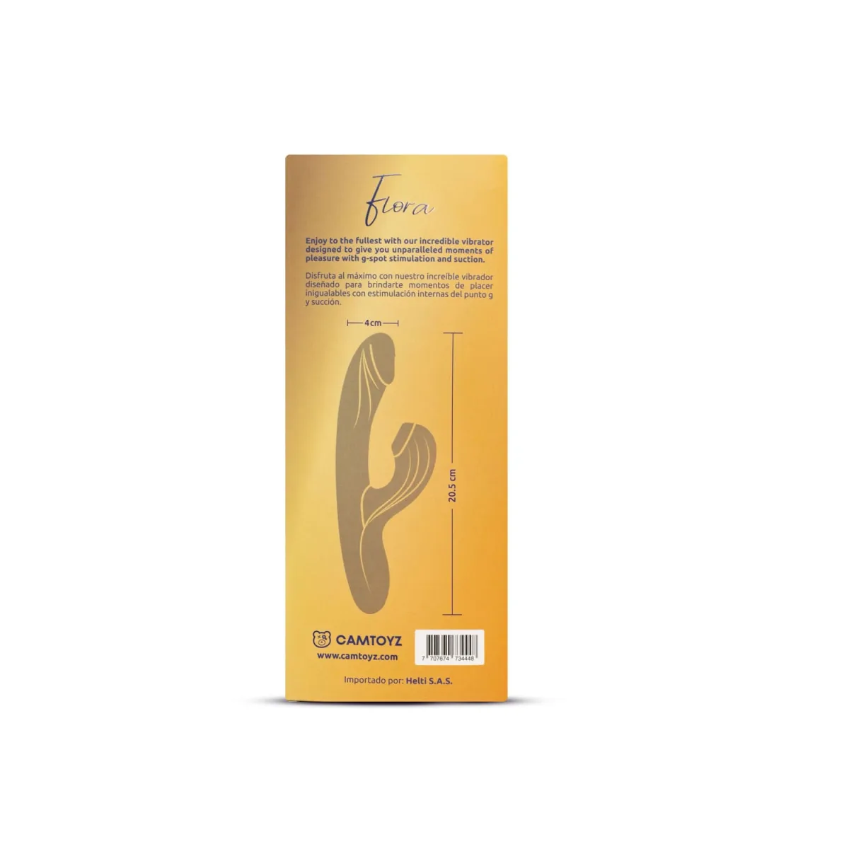 Vibrador Doble Estimulación Flora Camtoyz Vibrador Doble Estimulación Flora Camtoyz