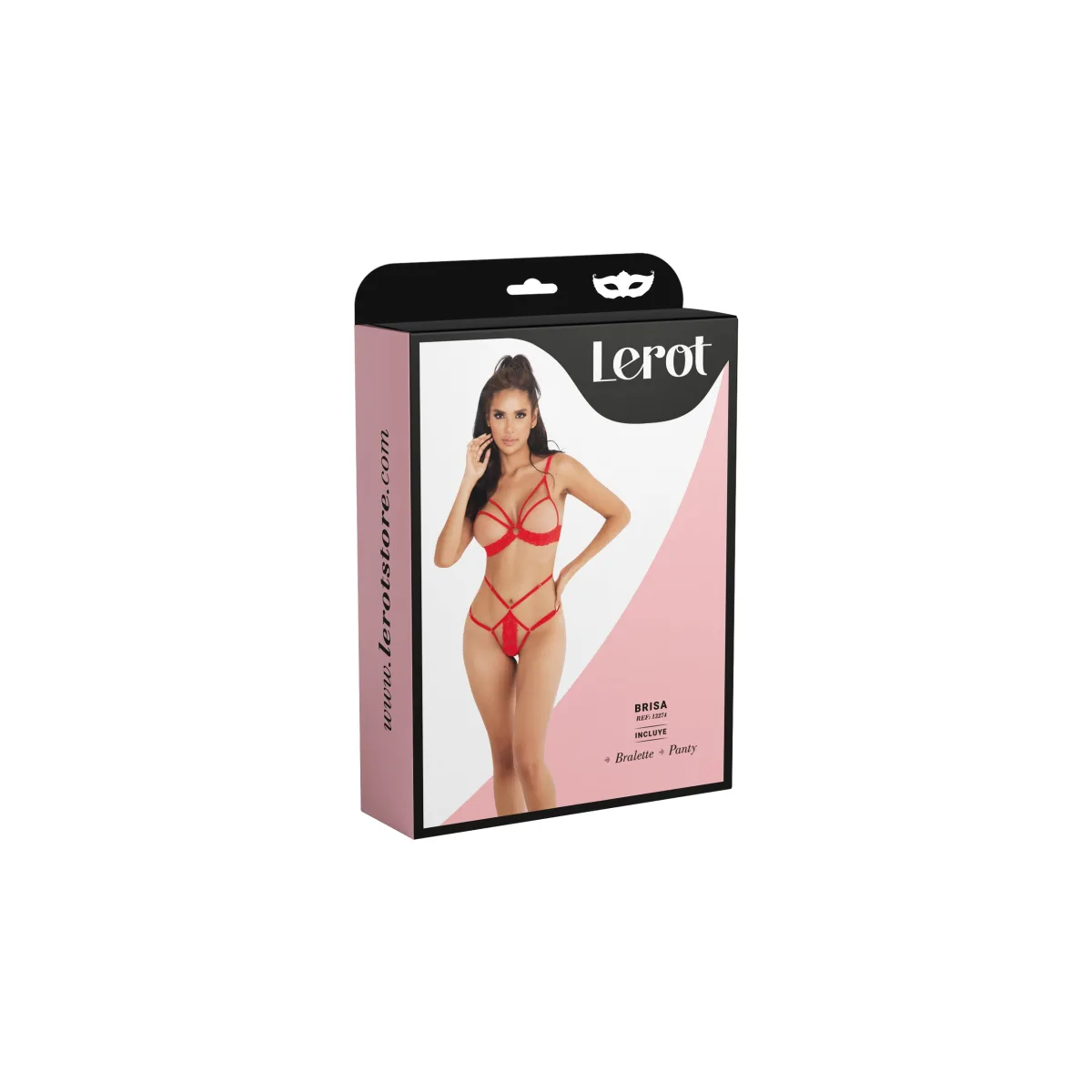 Conjunto Lenceria Brisa Lerot Rojo Conjunto Lenceria Brisa Lerot Rojo