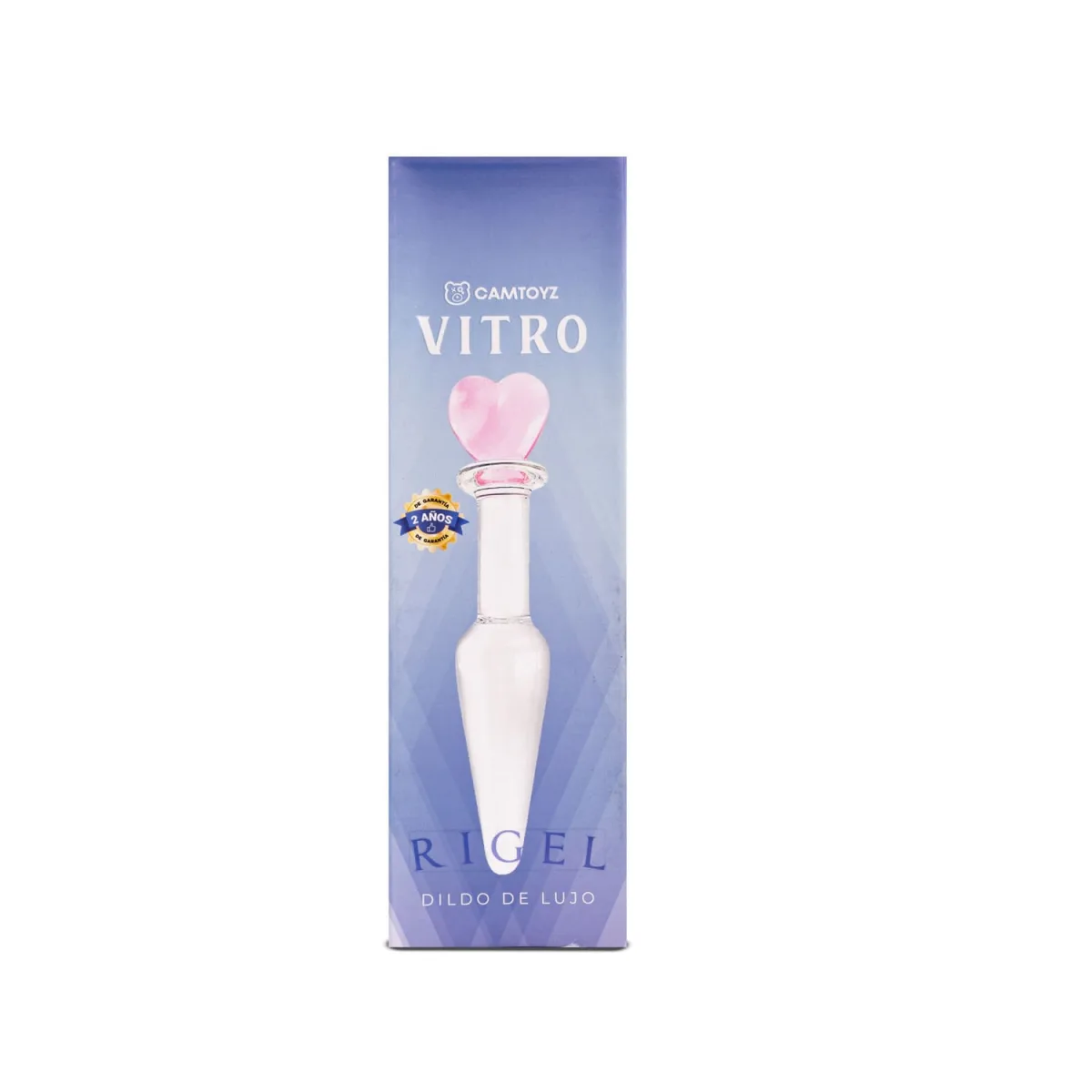 Dildo de Vidrio Rigel 13 cm Camtoyz Dildo de Vidrio Rigel 13 cm Camtoyz