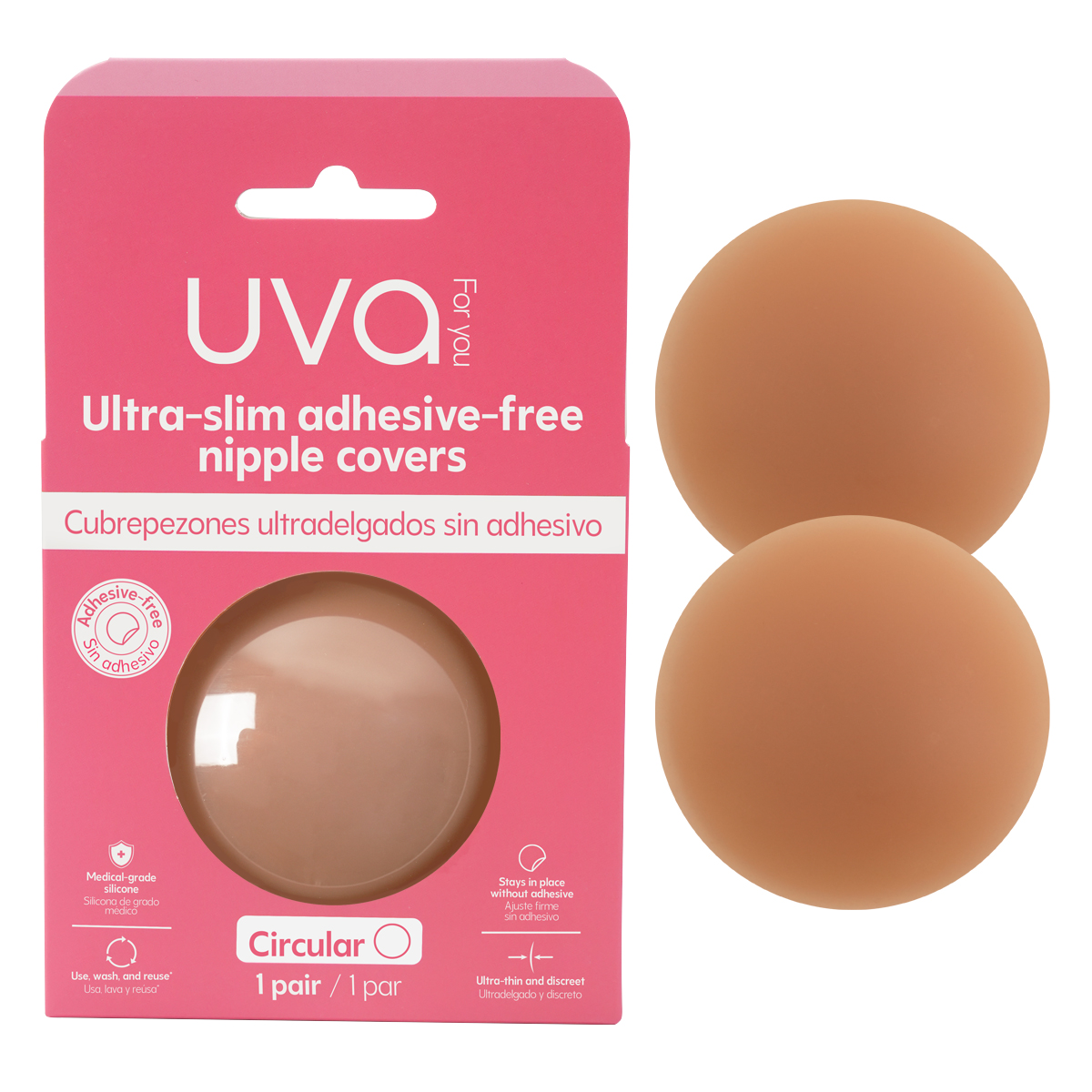 Cubrepezones sin Adhesivo UVA Cubrepezones sin Adhesivo UVA