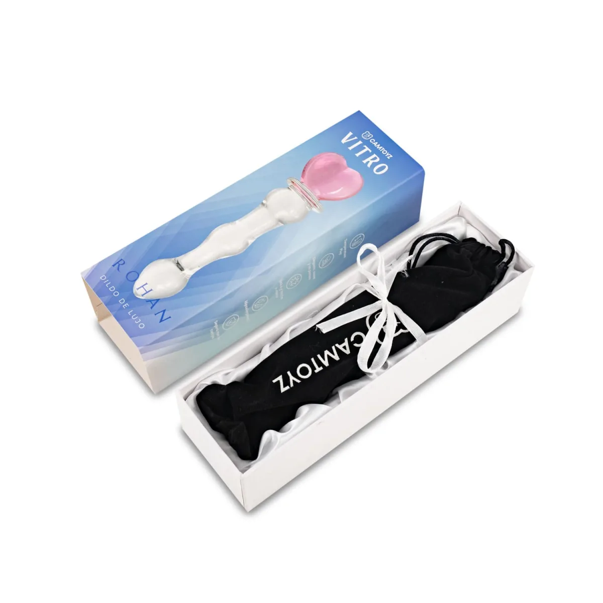 Dildo de Vidrio Rohan 20 cm Camtoyz Dildo de Vidrio Rohan 20 cm Camtoyz