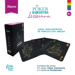 Juego Cartas Poker Kamasutra Lesbi EG