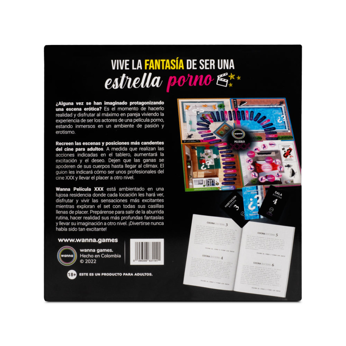 Wanna Película Juego de Mesa Wanna Película Juego de Mesa