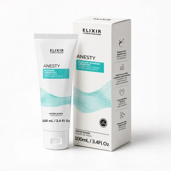 Pague 2 lleve 3 Elixir Anesty Lubricante íntimo Anal Desensibilizante 100 ml