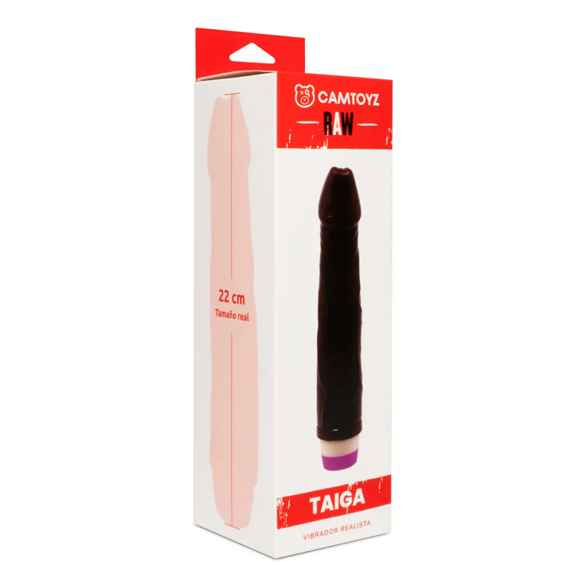 Consolador Vibrador Taiga 22 cm Consolador Vibrador Taiga 22 cm