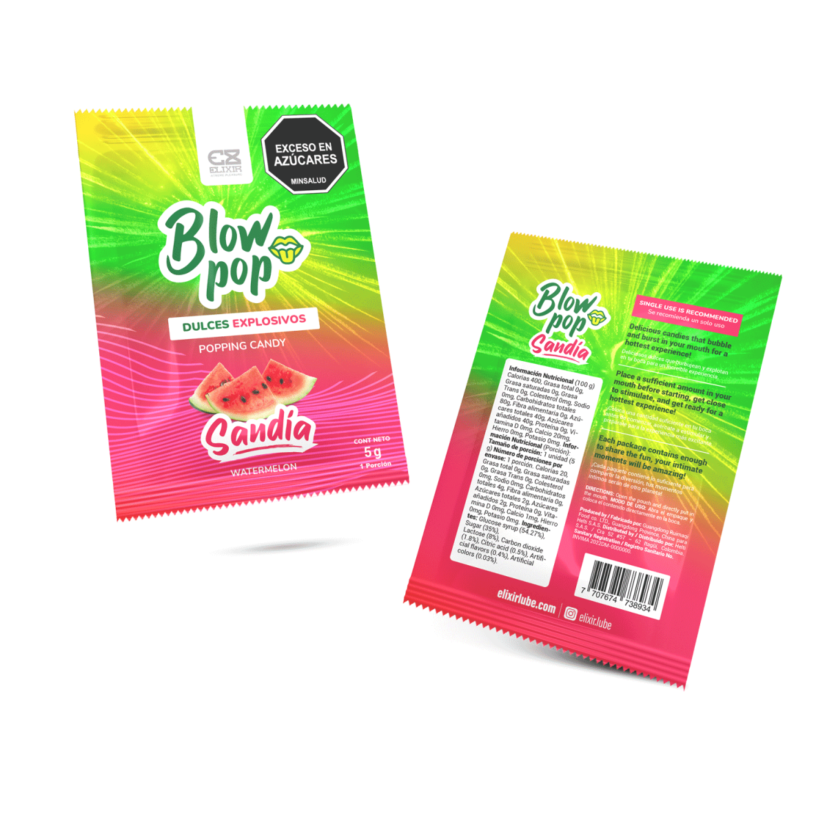Blow Pop Elixir Caja x 24 Unidades Blow Pop Elixir Caja x 24 Unidades