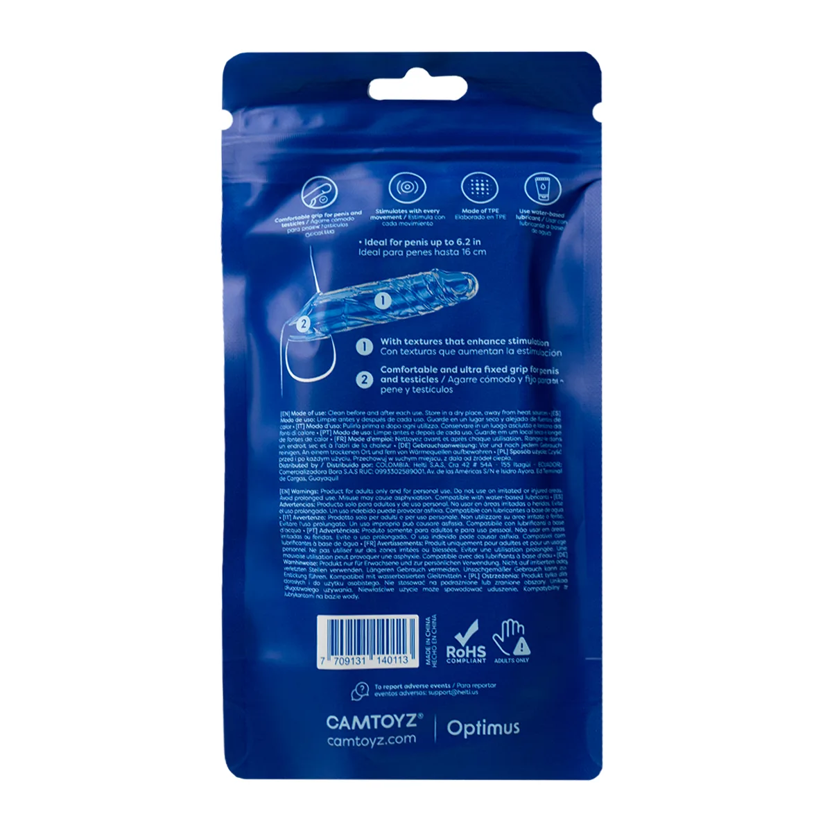 Vipen Funda para el pene Camtoyz Vipen Funda para el pene Camtoyz