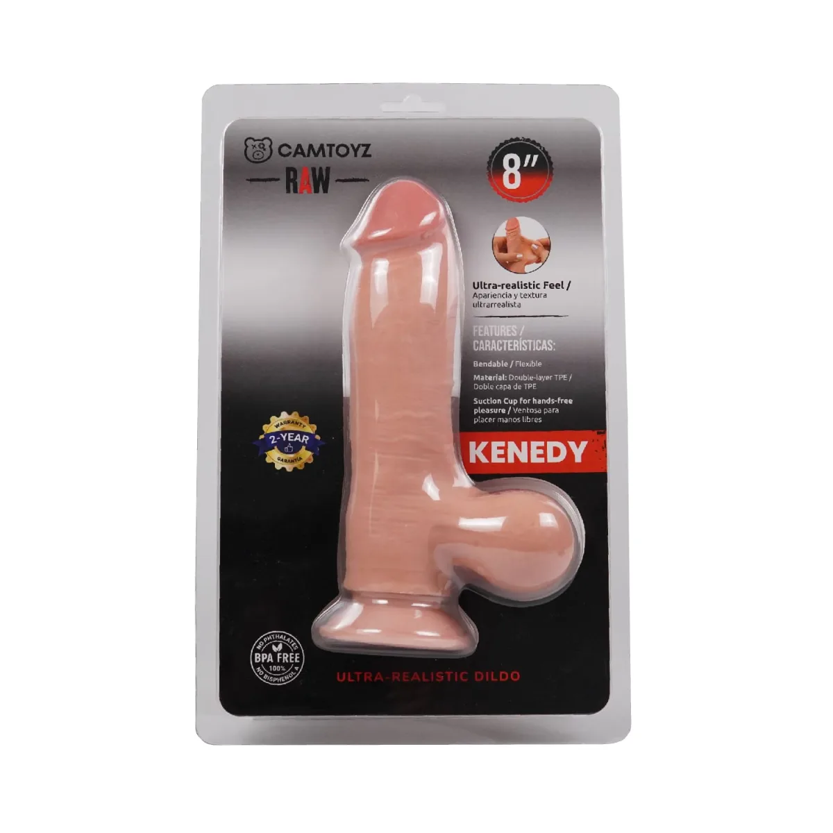 Dildo Ultra Realista Kenedy Camtoyz Dildo Ultra Realista Kenedy Camtoyz