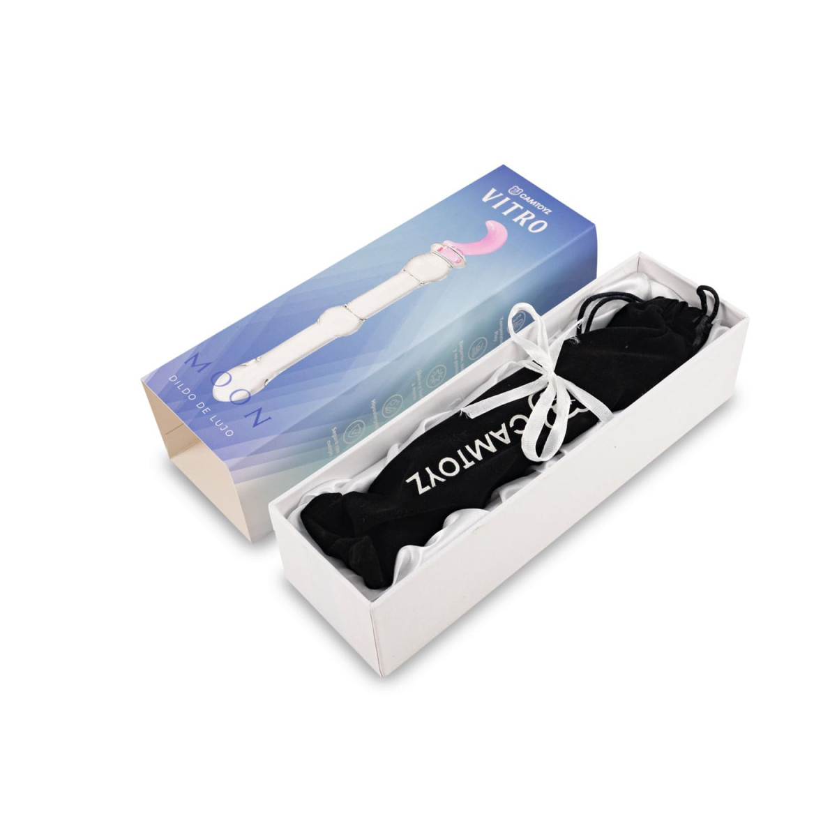 Dildo de Vidrio Moon 17 cm Camtoyz Dildo de Vidrio Moon 17 cm Camtoyz