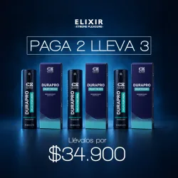 Pague 2 Lleve 3 Retardante Masculino Durapro Elixir