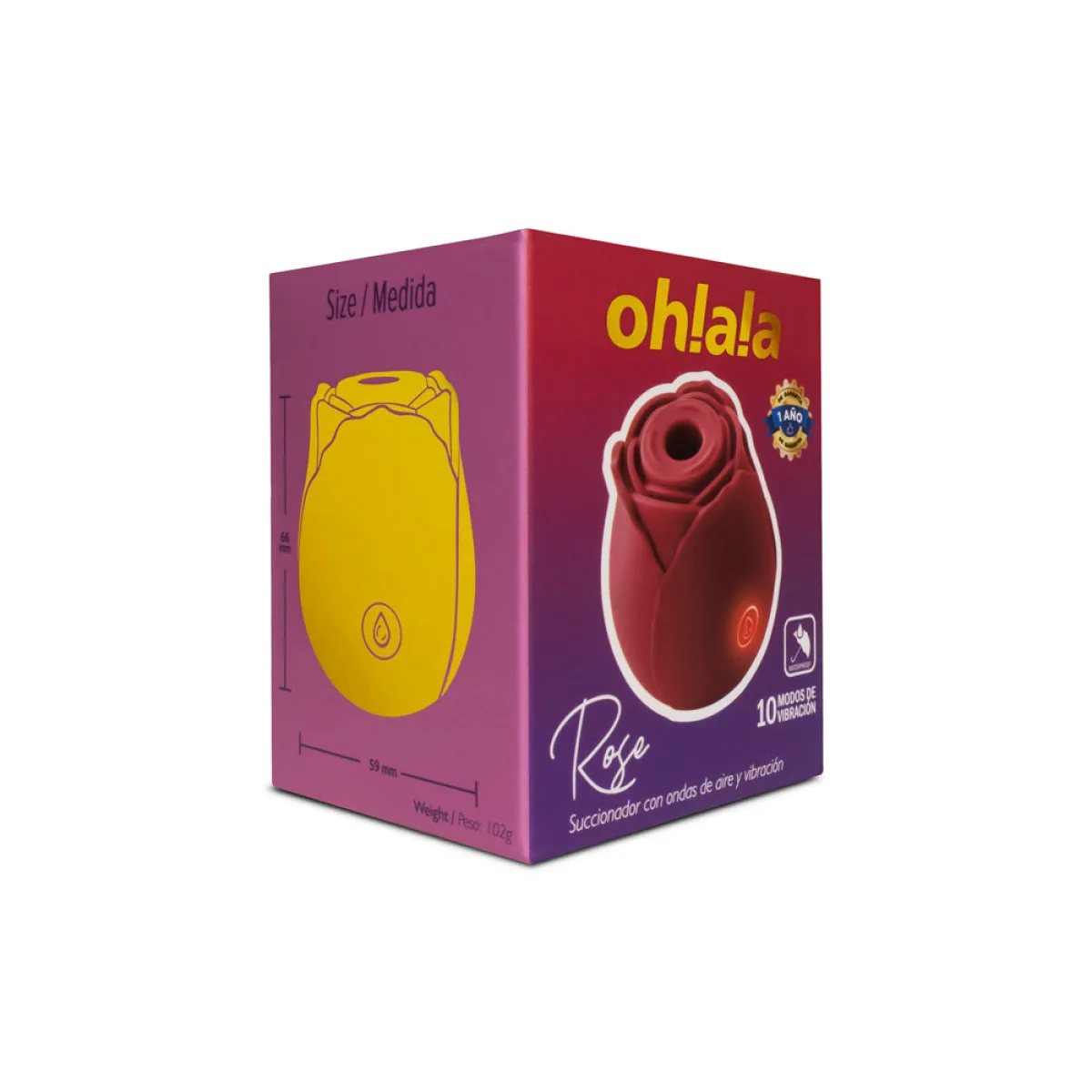 Vibrador y Succionador Ohlala Rose Vibrador y Succionador Ohlala Rose
