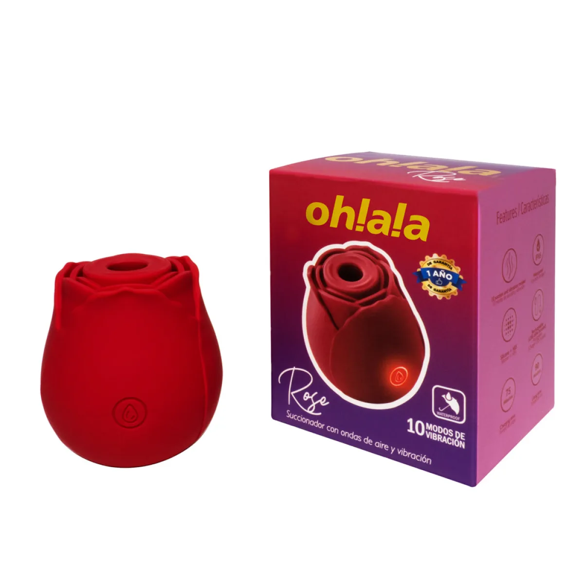 Vibrador y Succionador Ohlala Rose Vibrador y Succionador Ohlala Rose