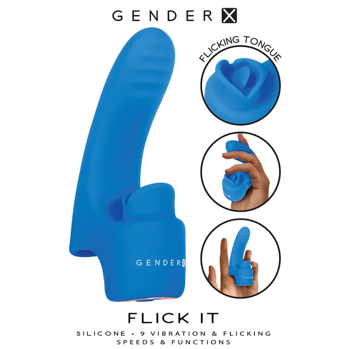 Vibrador para el Dedo Púlsalo Gender X Vibrador para el Dedo Púlsalo Gender X