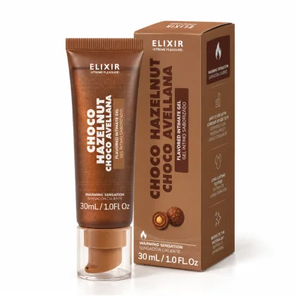 Gel Íntimo Saborizado Choco Avellana Elixir - Tamaño: 30 ML
