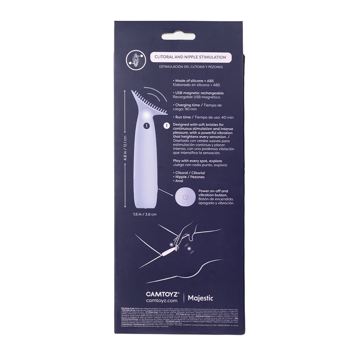 Teesy Vibrador de Clítoris y Pezones Camtoyz Teesy Vibrador de Clítoris y Pezones Camtoyz