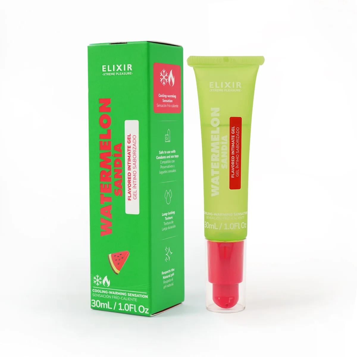 Gel íntimo saborizado Elixir Sandía 30 mL